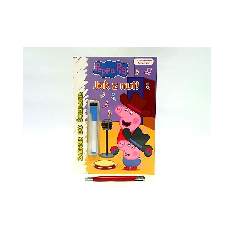  Zadania d/ścier3 Świnka Peppa Jak z nut!77861
