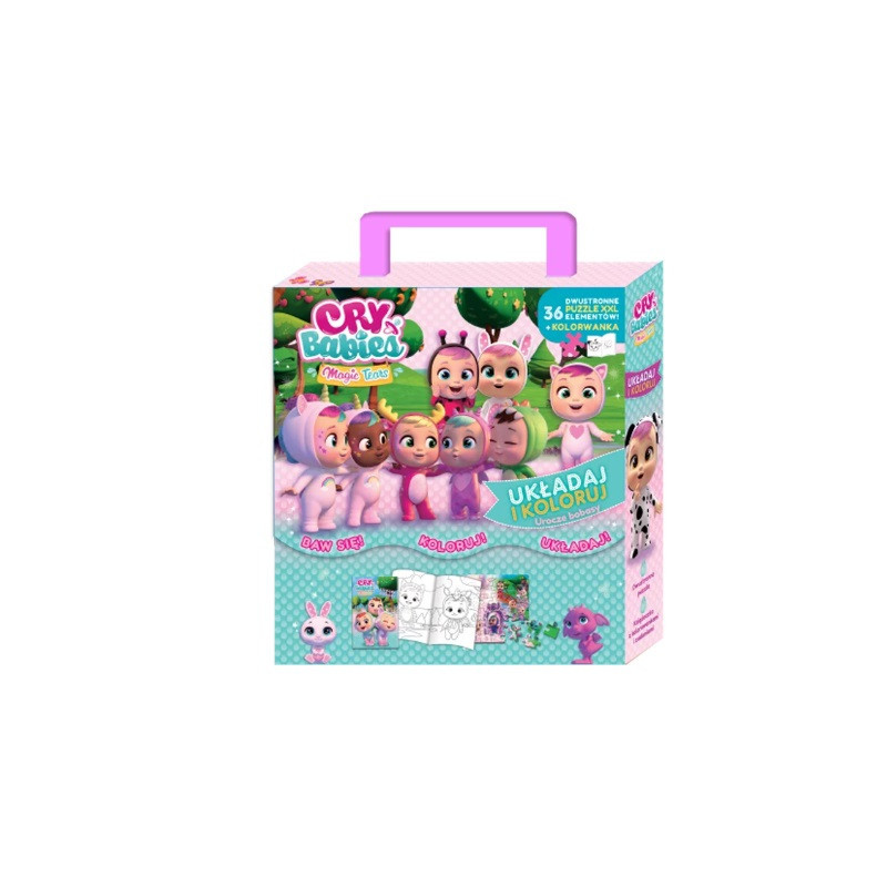 Cry babies Układaj i koloruj cz1 23219