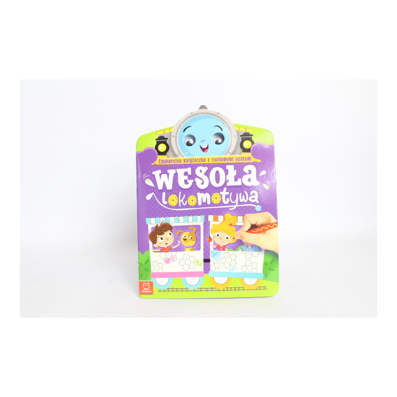 Edukac.książ.z ruch.oczkami Wesoła lokomot.33486