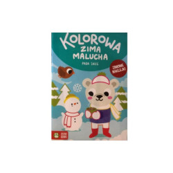 Kolorowa zima malucha Pada śnieg 08157