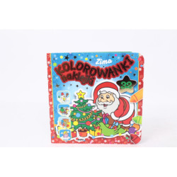 Kolorowanki naklejki Zima 10265