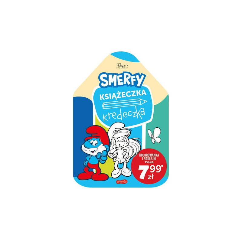 Książeczka kredeczka Smerfy 80686