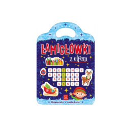 Książeczka z naklejkami Łamigłówki z elfem 35466
