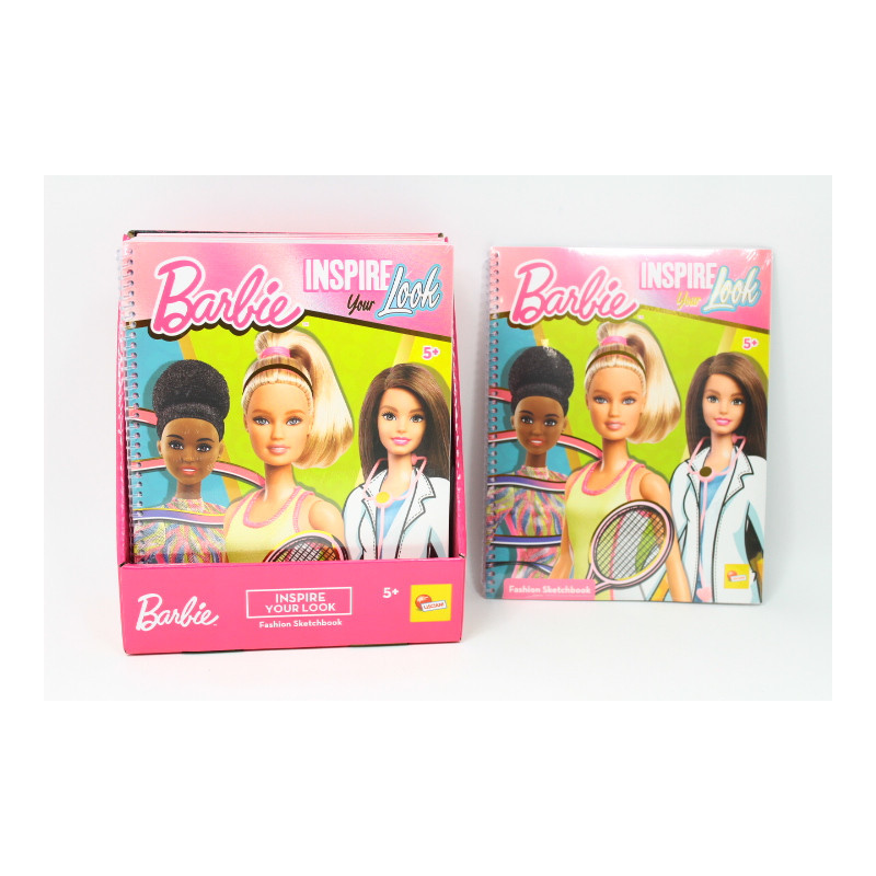 Lisciani Barbie sketch book InspireYourLook 12617