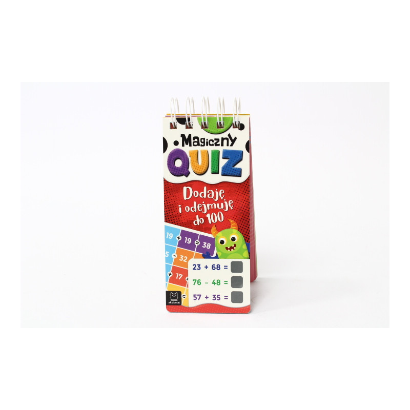 Magiczny quiz Dodaję i odejmuję do 100 Spir..33844