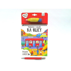 Malow.z pisakiem wodnym Pokoloruj...na ulicy 31758