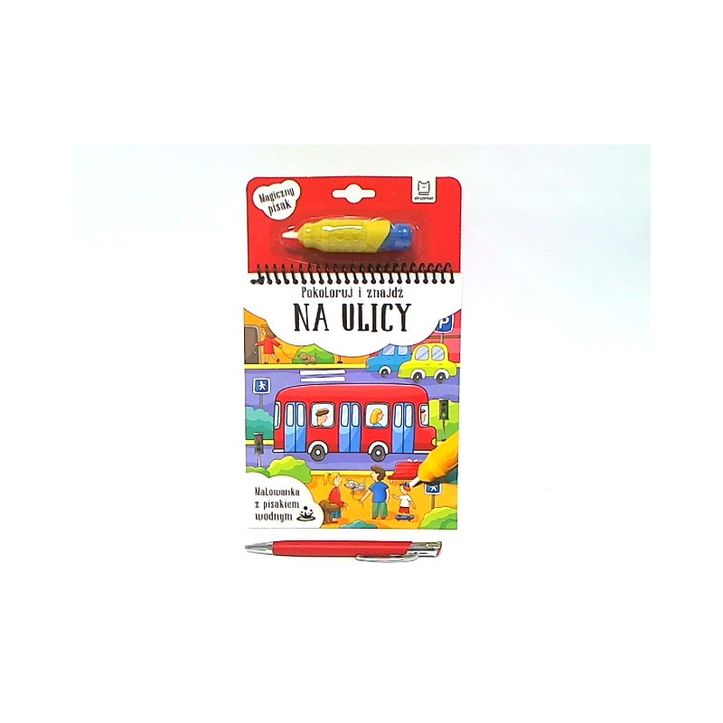 Malow.z pisakiem wodnym Pokoloruj...na ulicy 31758