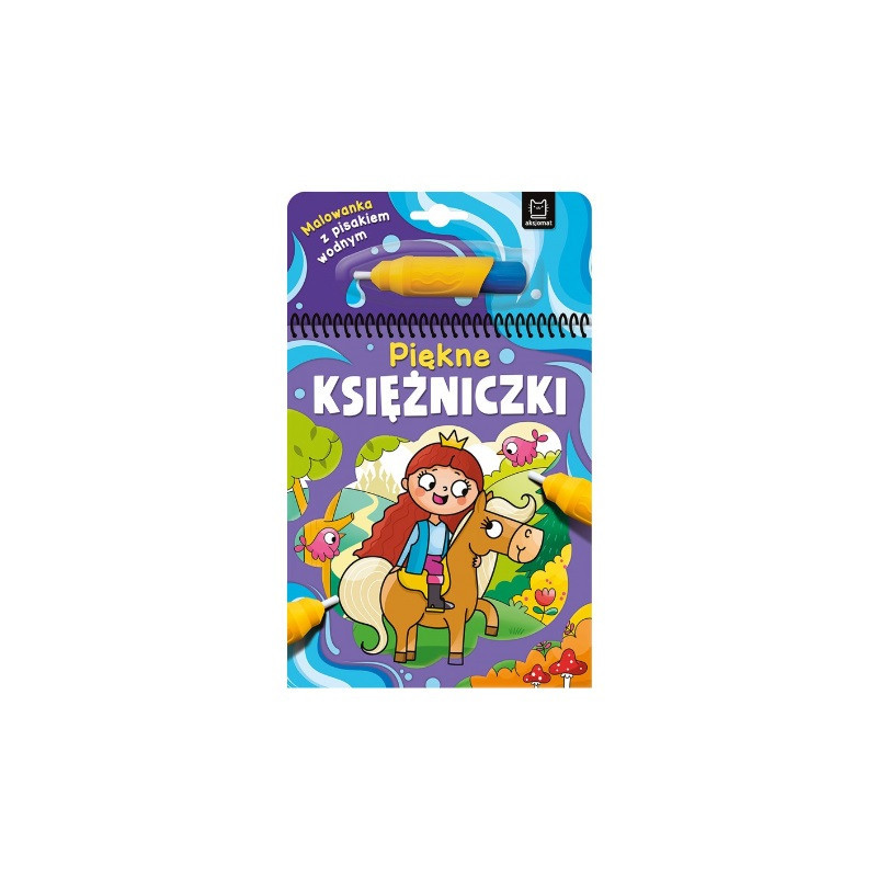 Malowanka z pisakiem wodnym Piękne księżnicz.37385