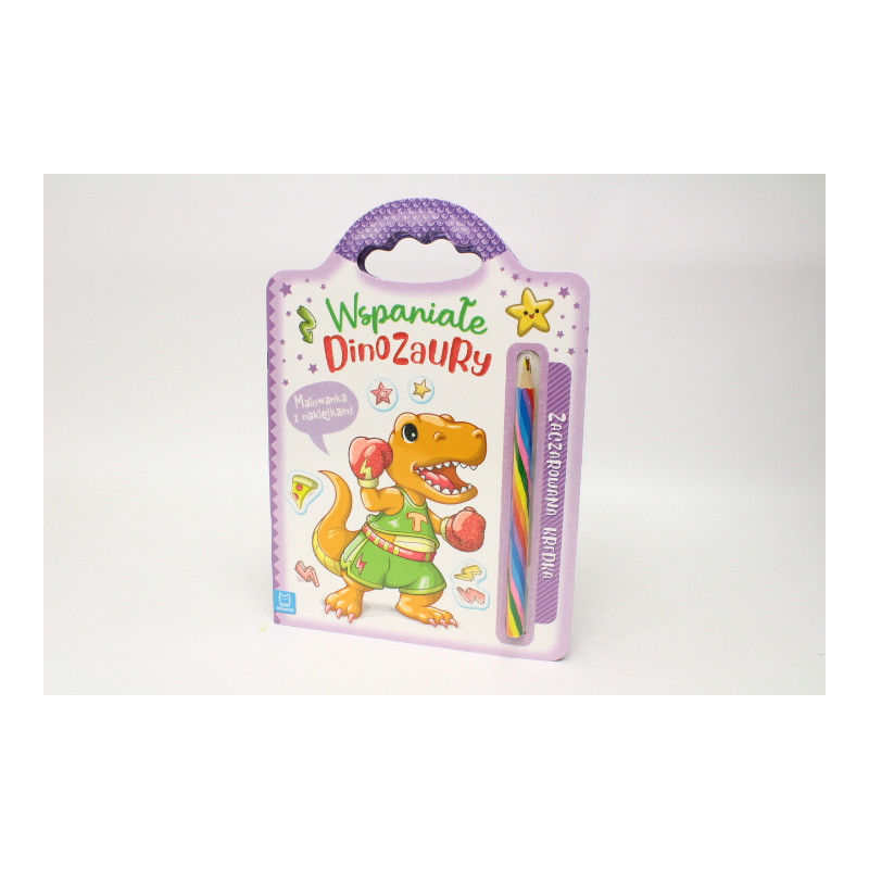 Malowanka..Zacz.kredka Wspaniałe dinozaury 36722