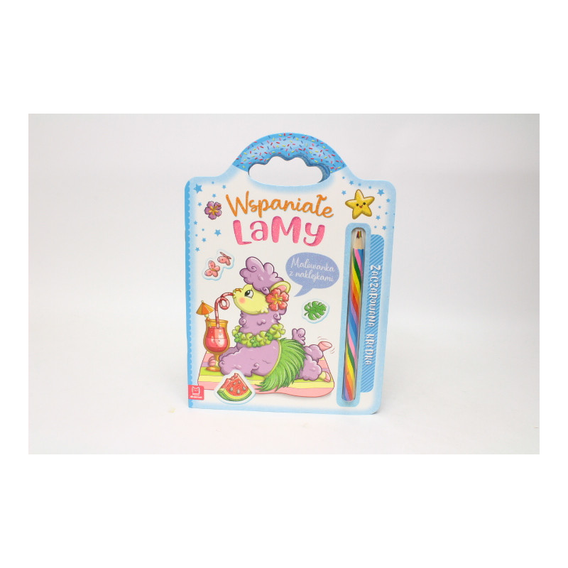 Malowanka..Zacz.kredka Wspaniałe lamy 36708