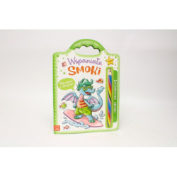 Malowanka..Zacz.kredka Wspaniałe smoki 36739