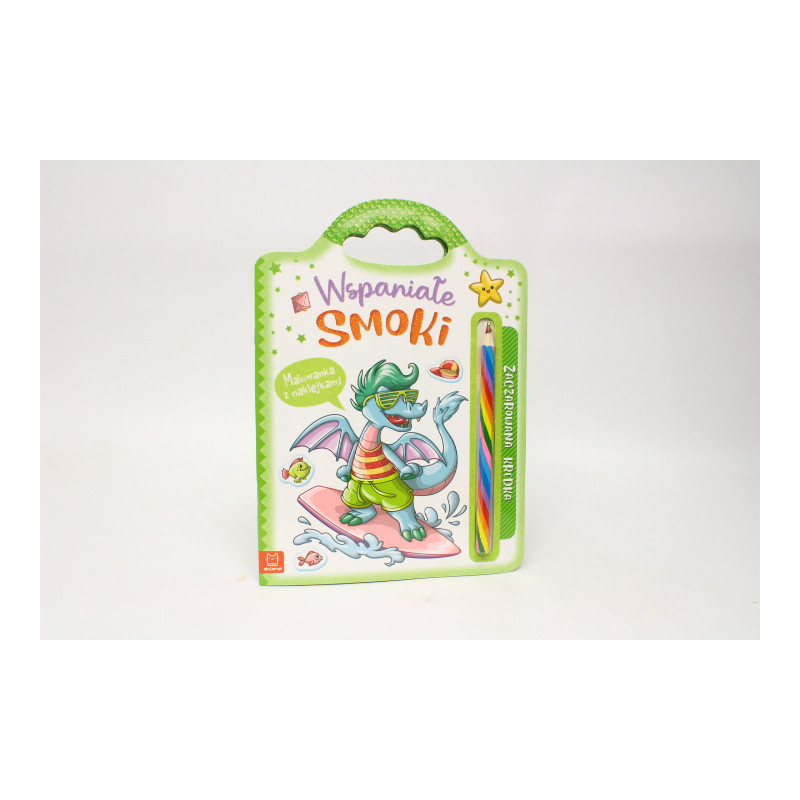 Malowanka..Zacz.kredka Wspaniałe smoki 36739