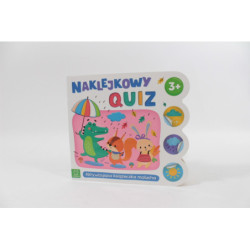 Naklejkowy quiz 3+ Aktyw.książeczka malucha 30843