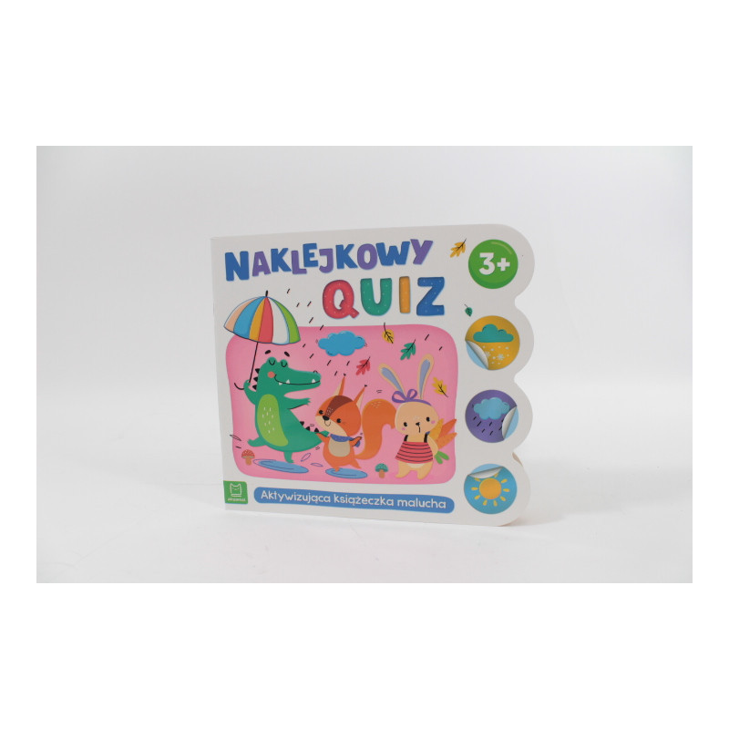 Naklejkowy quiz 3+ Aktyw.książeczka malucha 30843