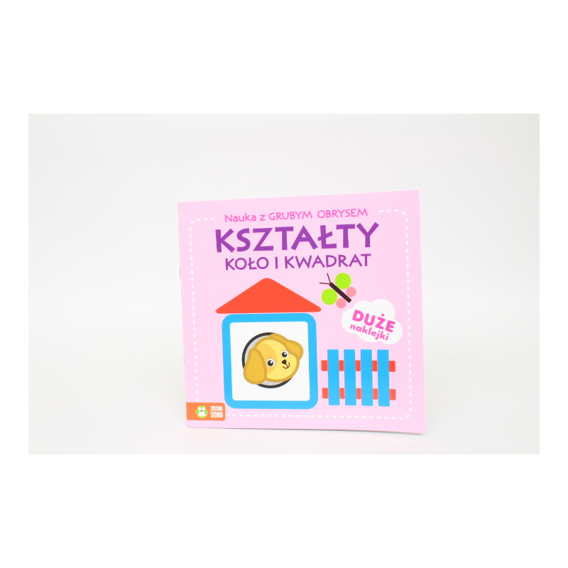 Nauka z grubym obrysem Koło i kwadrat 58.11. 03398