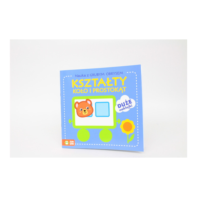 Nauka z grubym obrysem Koło i prostokąt 58. 03404