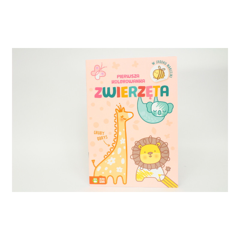 Pierwsza kolorow.Gruby obrys Zwierzęta 58.11 09734