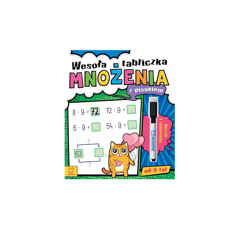 Piszę i zmazuję Wesoła tabliczka mnoż..3780 35619