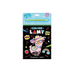 Szalone lamy Zdrapywanka z rysikiem 36081