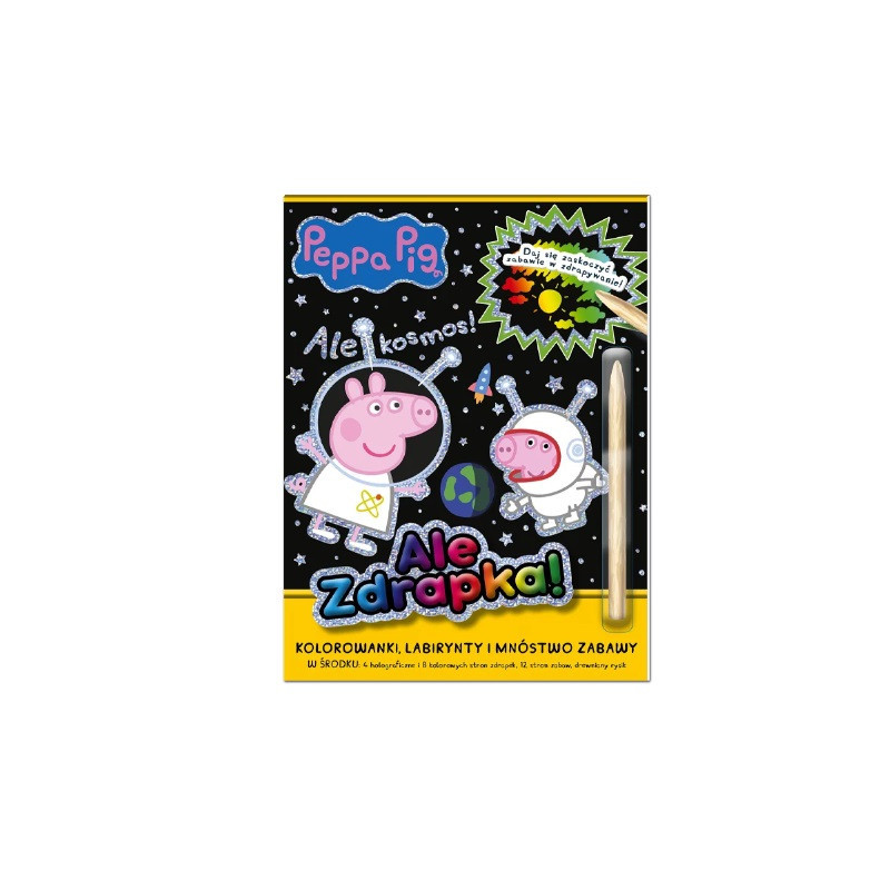 Świnka Peppa Ale zdrapka! cz3 Ale kosmos! 22892
