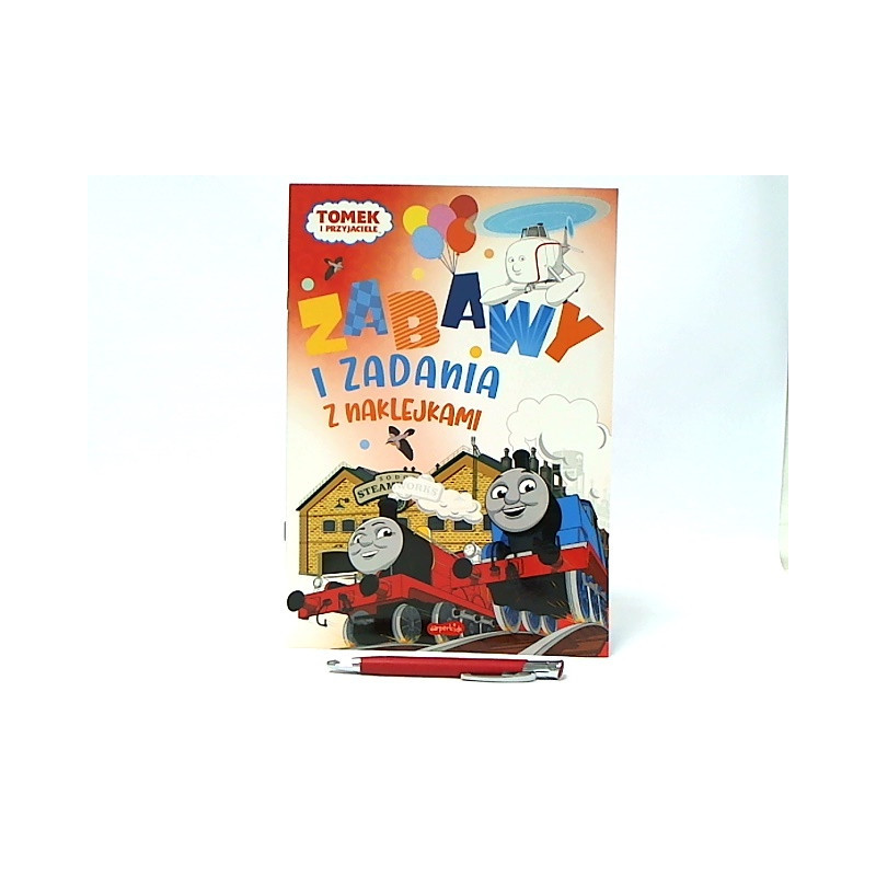 Zabawy i zadania z naklejk.Tomek i przyj... 60008