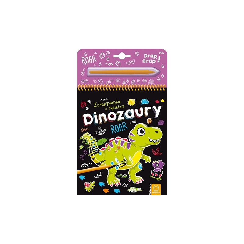 Zdrapywanka z rysikiem Dinozaury 31703