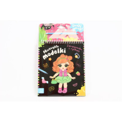 Zdrapywanka z rysikiem Niezwykłe modelki 35411