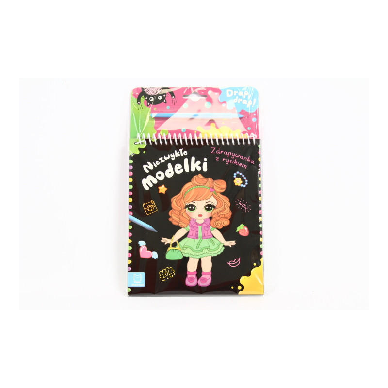 Zdrapywanka z rysikiem Niezwykłe modelki 35411