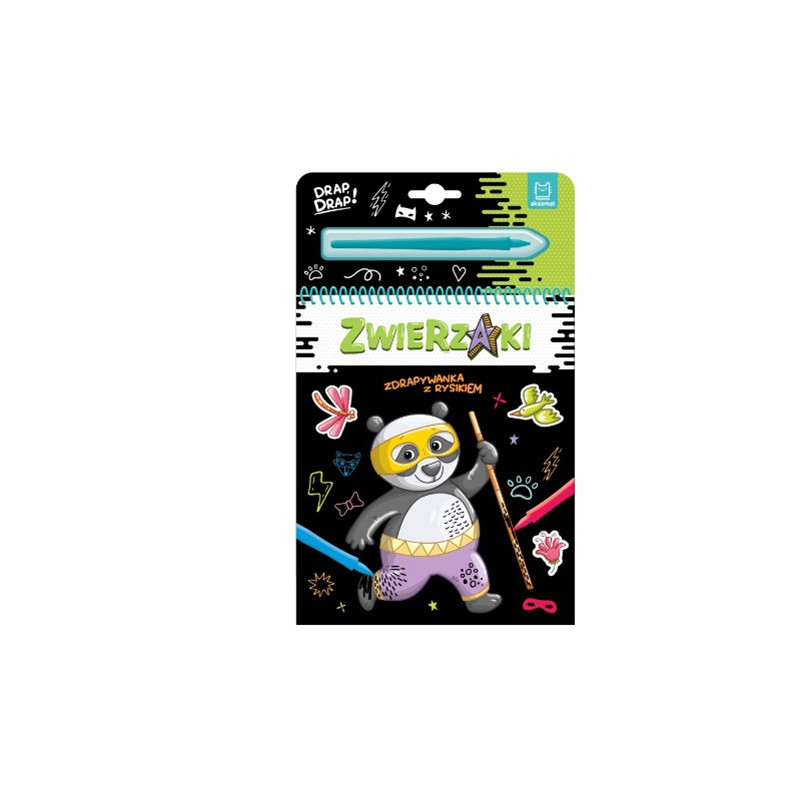 Zdrapywanka z rysikiem Zwierzaki 36999
