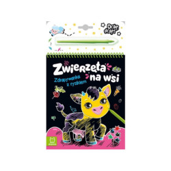 Zdrapywanka z rysikiem Zwierzęta na wsi 32663