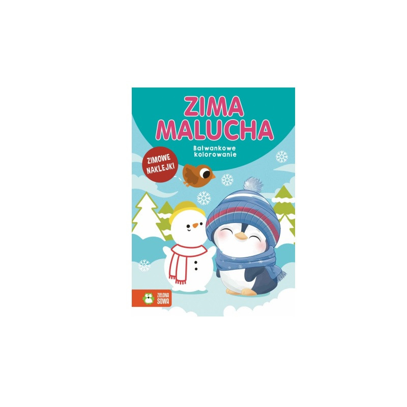 Zima malucha Bałwankowe kolorowanie 08898