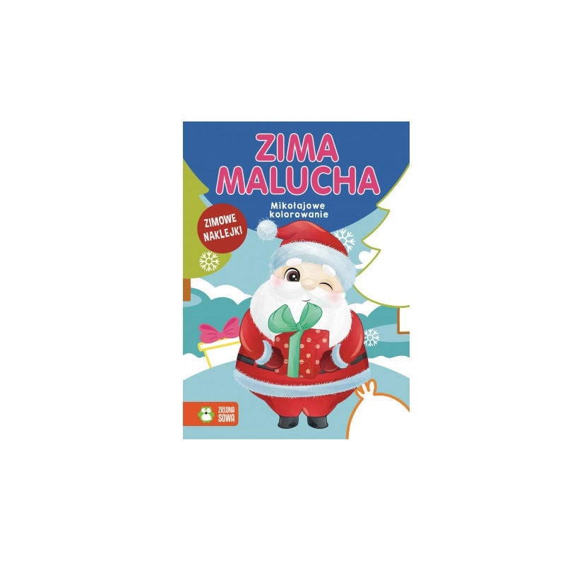 Zima malucha Mikołajowe kolorowanie 08911