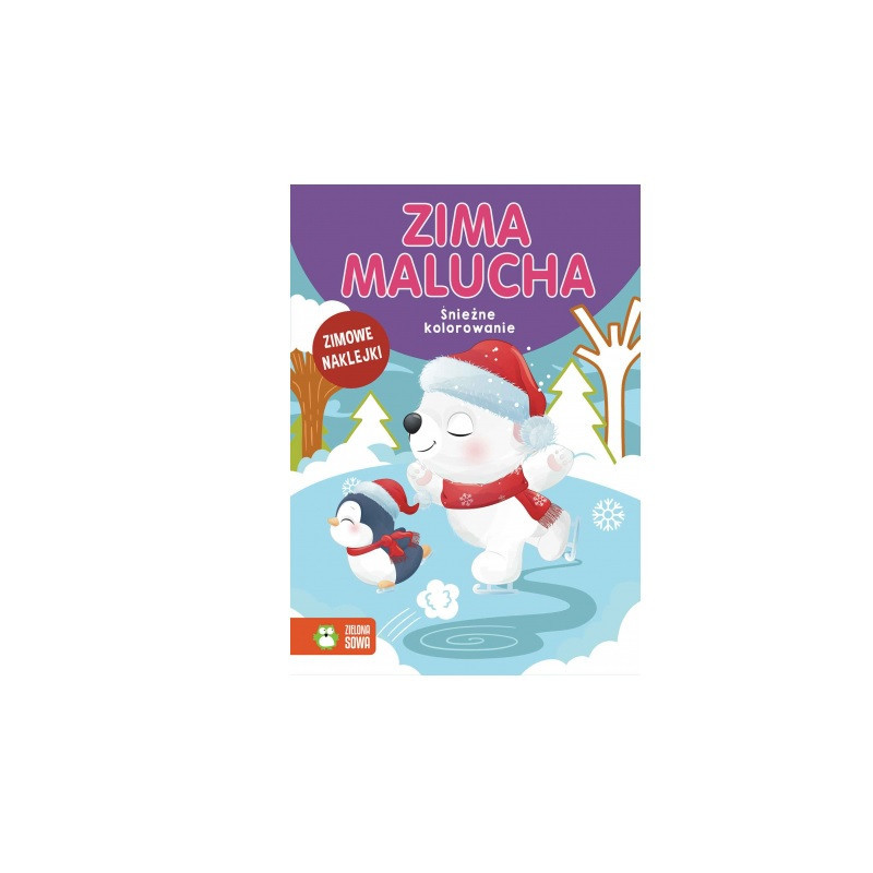 Zima malucha Śnieżne kolorowanie 08928