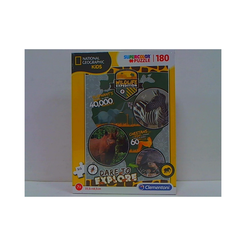  CLE puzzle 180 NatGeogrKids WildLifeExp.29207