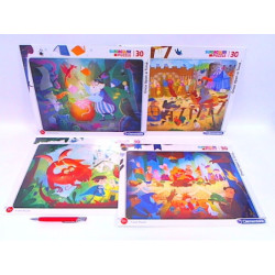  CLE puzzle 30 ramk.SuperKolor Dawno temu 22108