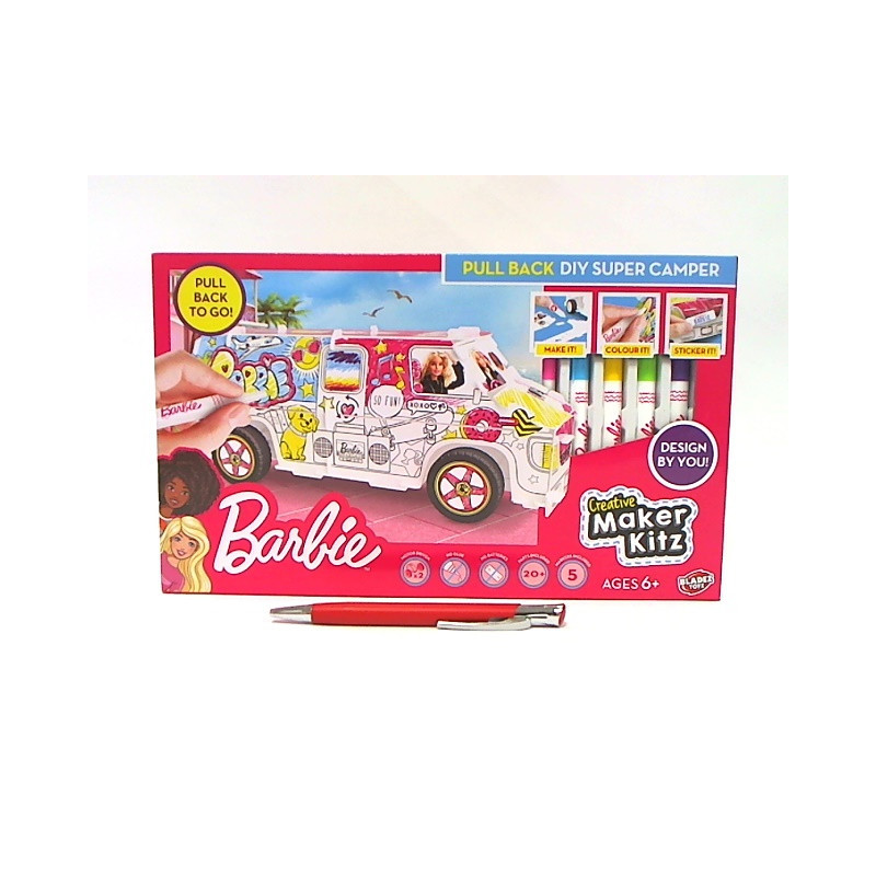  BARBIE Maker Kitz pomaluj kampera BTBA-M01Y