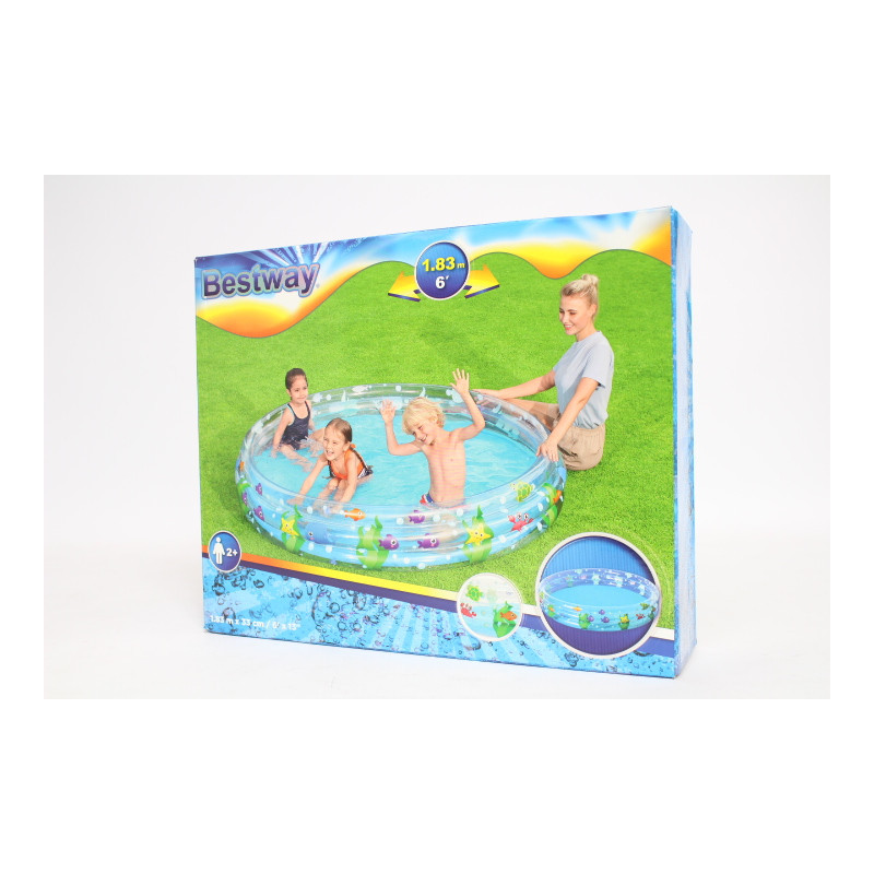  Basen 3-komory 183x33cm 51005 B51005 68002