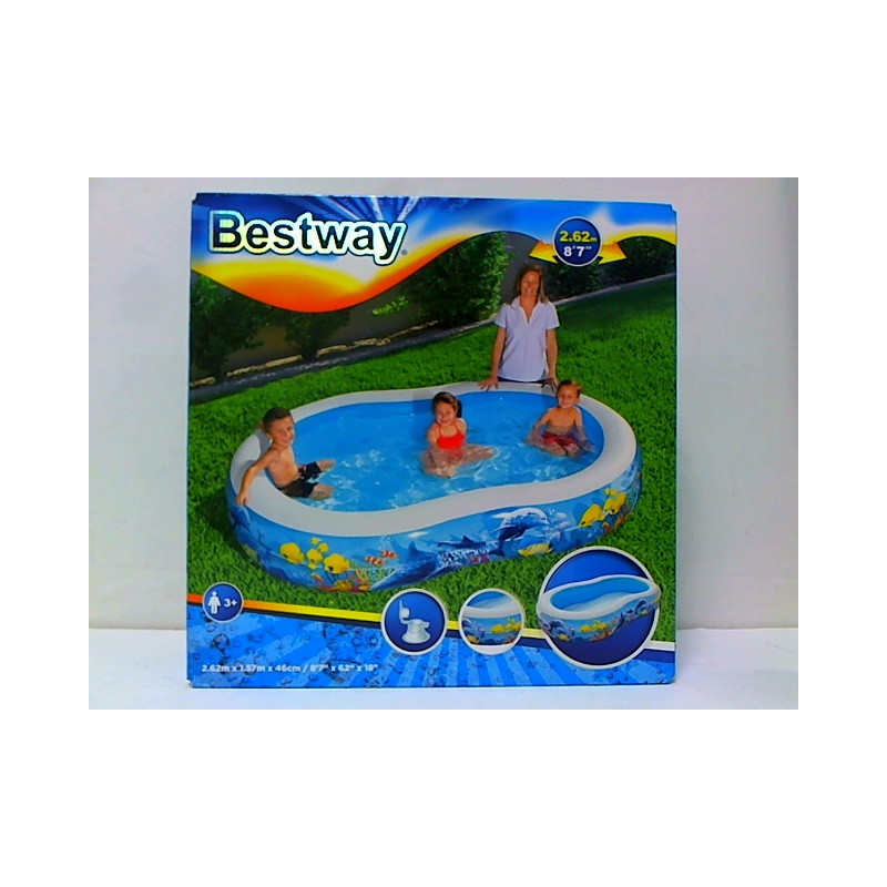  Basen dmuchany 262x157x46cm B54118 51486