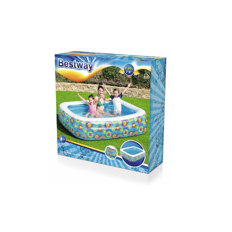  Basen dmuchany kwiatki 229x152x56 B54120