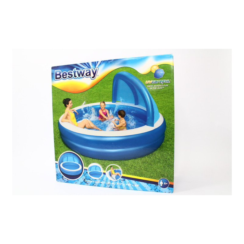  Basen dmuchany+daszek 241x241x140 B54337