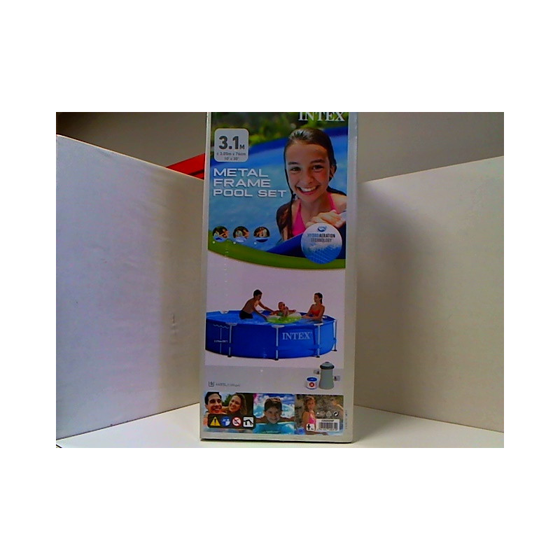  Basen ogrod.stelaż 305X76/pompa220V 28202NP