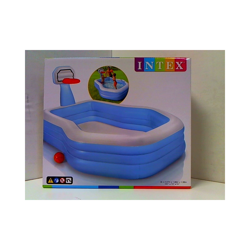  Basen z koszykówką 257X188X130 57183