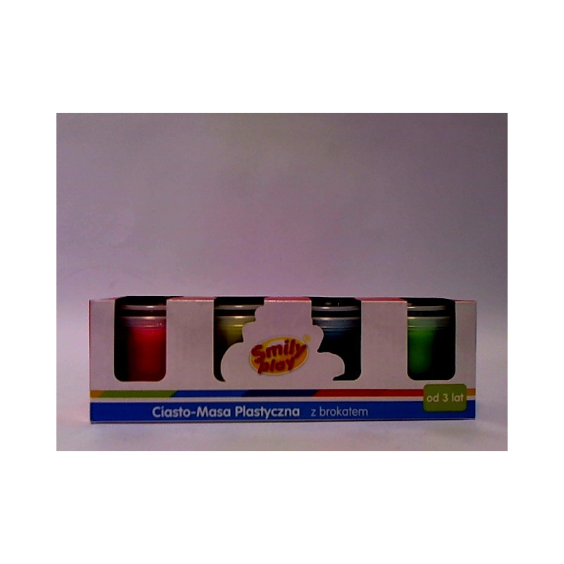 Ciasto-masa 4kol brokat SmilyPlay SP83344