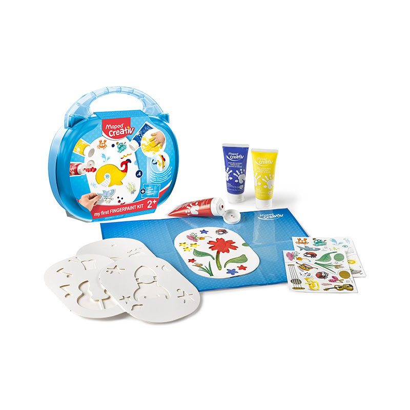  CREATIV farby do mal.palcami walizka 907004