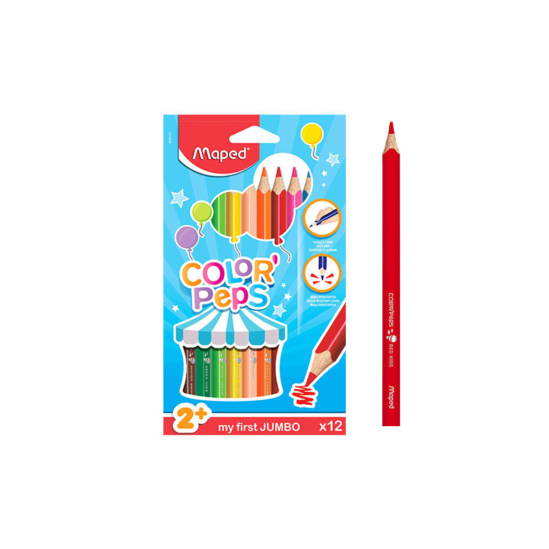  CREATIV kredki Jumbo trójk.12/pud 834010