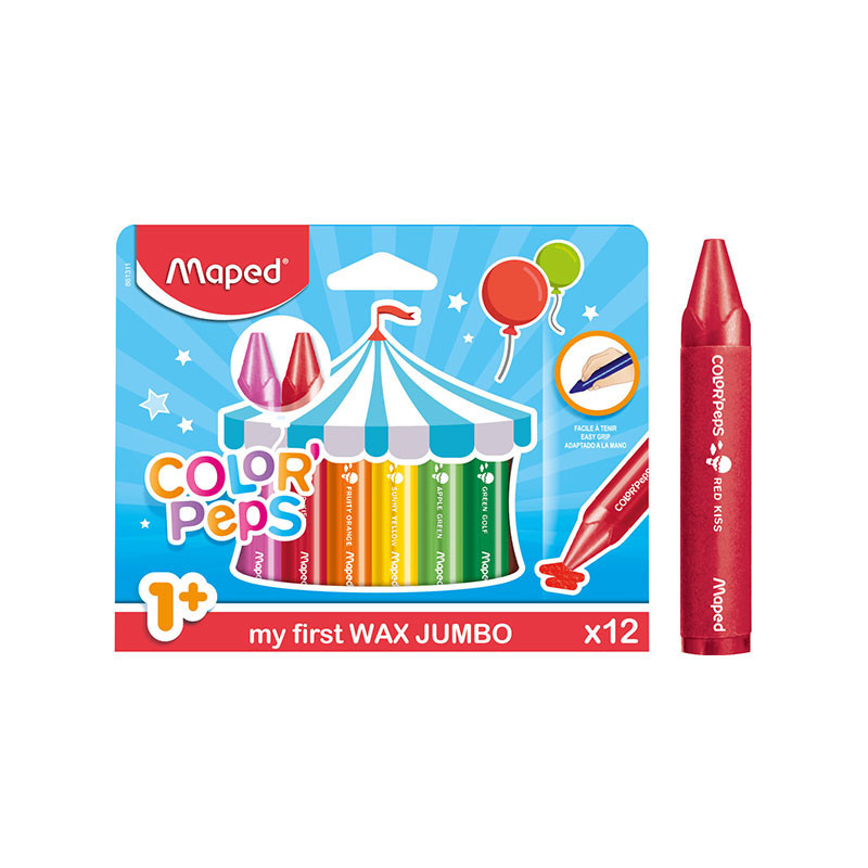  CREATIV kredki świecowe Jumbo 12szt/op 861311