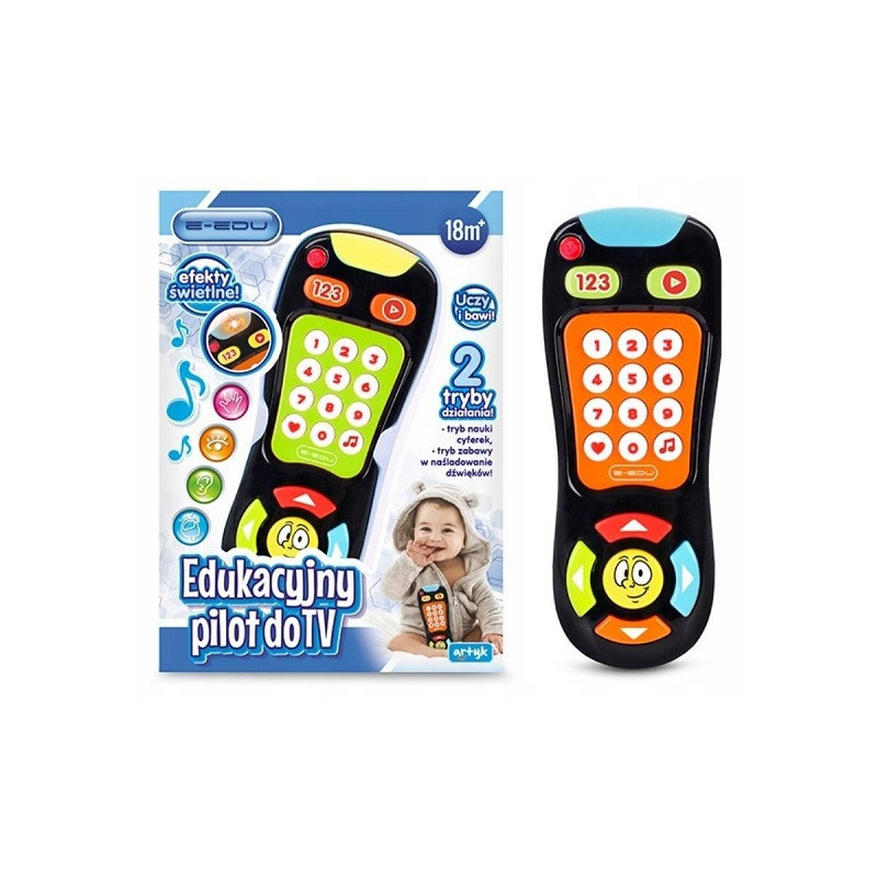 Edukacyjny pilot do TV e-edu czarny 128837