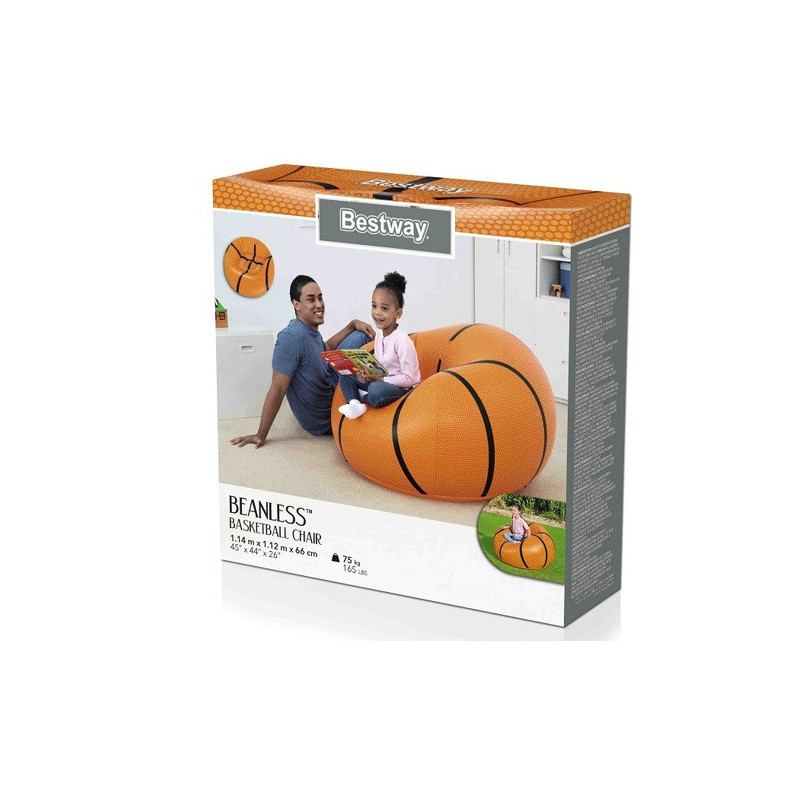  Fotel dmuchany piłka 114x112x66cm B75103