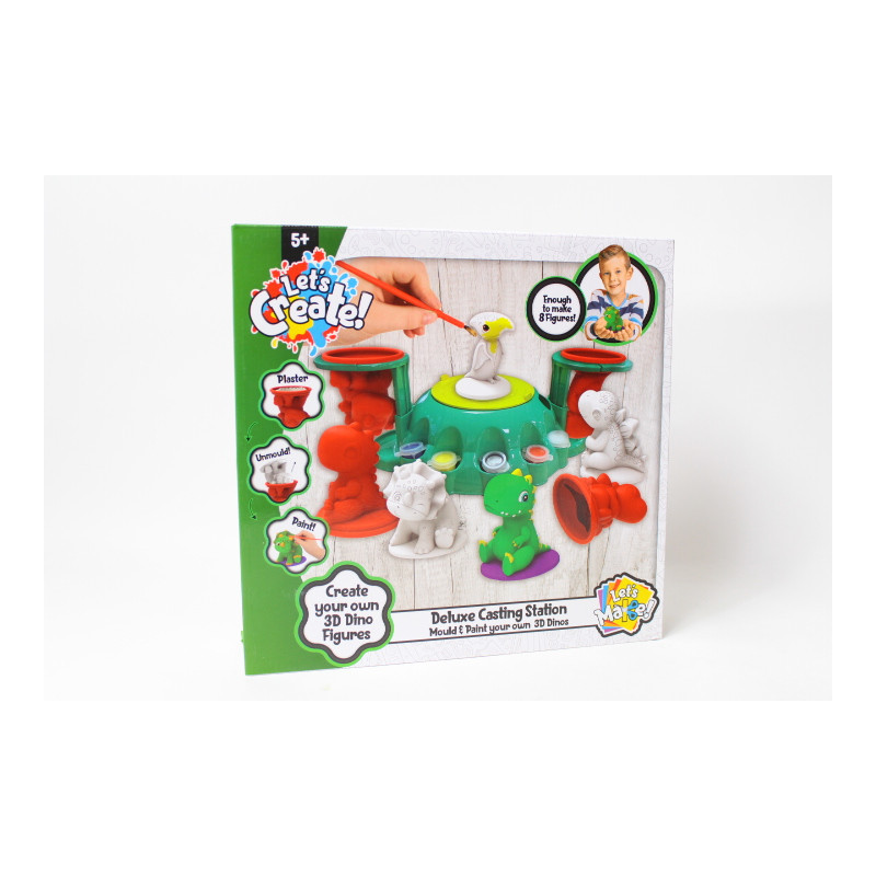  Gips.odl.8fig.Dinozaurów stacja d/malow.69678