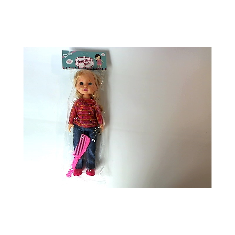  Lalka 33cm z grzebieniem 003-I 06881